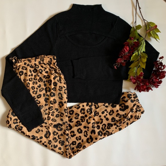 🌺Leopard Faux Satin Pants - Picture 4 of 7